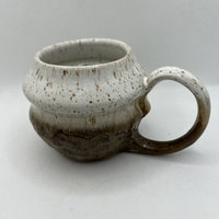 Carved White and Honey Mug