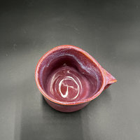 Handmade Pink Ceramic Hand-warmer Mug