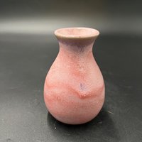 Handmade Pink and Purple Ceramic Bud Vase