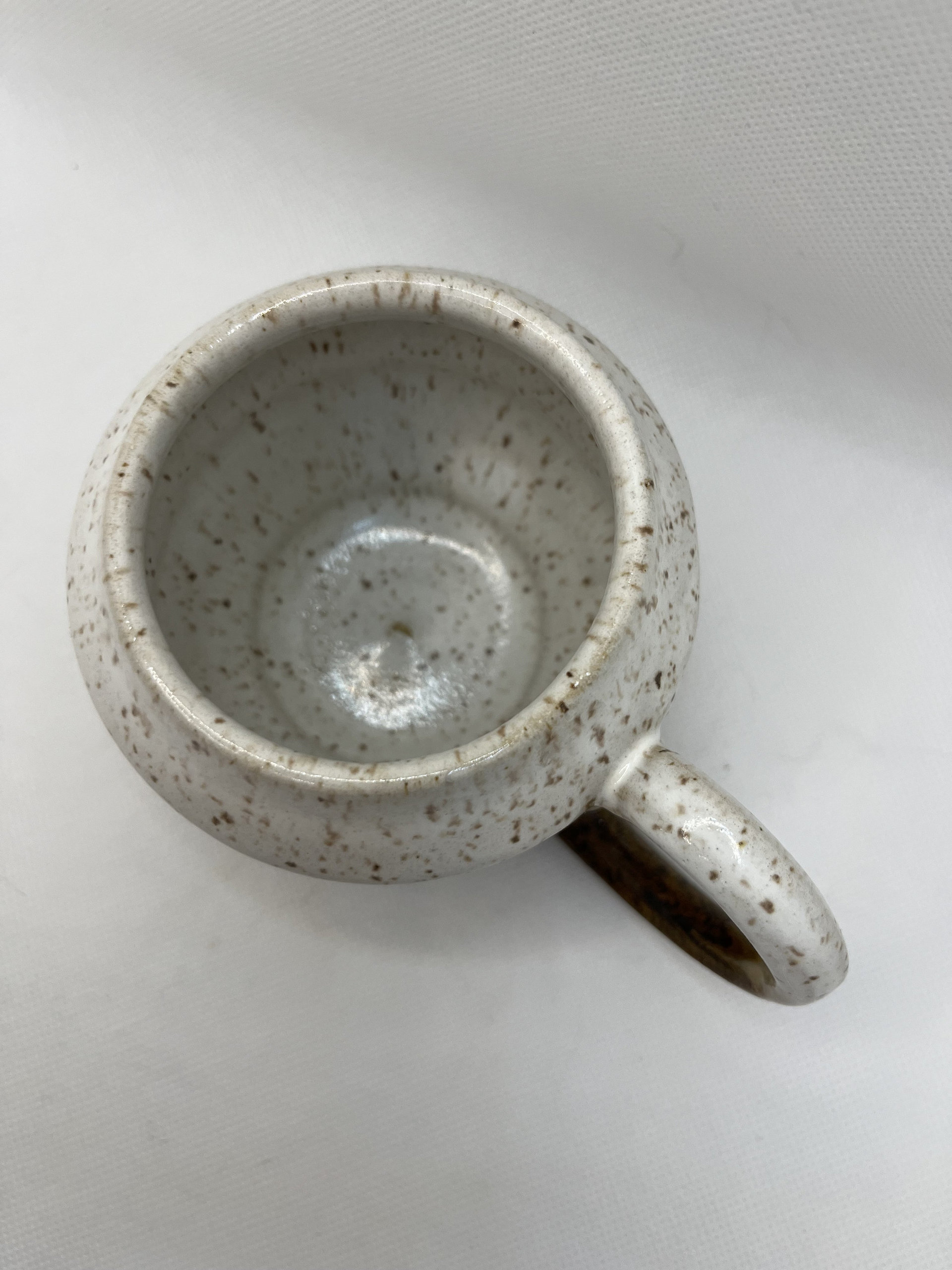 Carved White and Honey Mug