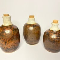 Hand-made Ceramic Copper Bottle