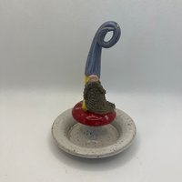 Handmade Gnome Lidded Jar