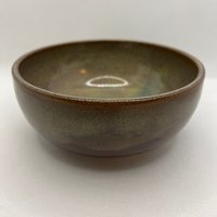Handmade Multi-colored Earthy Ceramic Bowl