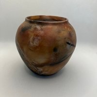 Petite Pit Fired Ceramic Vase