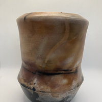 Pit Fired Ceramic Vase