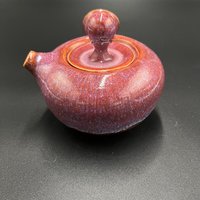 Handmade Pink Ceramic Tea Pot