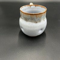 Handmade Ceramic Blue Polka-dot Mug