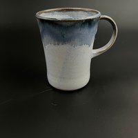 Handmade Blue Ceramic Tankard Mug