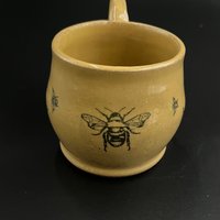 Handmade Honeybee Ceramic Mug