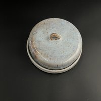 Handmade Blue Ceramic Butter Dish