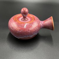 Handmade Pink Ceramic Tea Pot