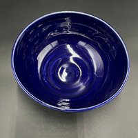 Handmade Cobalt Blue Ceramic Bowl
