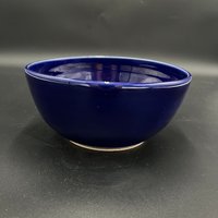Handmade Cobalt Blue Ceramic Bowl