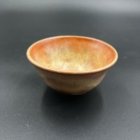 Handmade Tiny Golden Yellow Ceramic Bowl