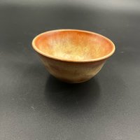 Handmade Tiny Golden Yellow Ceramic Bowl