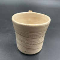 Small Handmade marbled ceramic mug