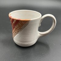 Handmade Sunset Striped Ceramic Mug