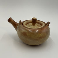Handmade Golden Brown Ceramic Tea Set