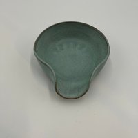 Handmade Blue Ceramic Spoon Rest