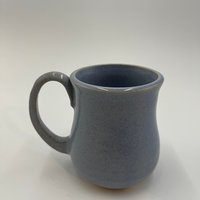 Handmade Light Blue “HI” Ceramic Mug