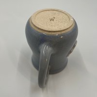 Handmade Light Blue “HI” Ceramic Mug