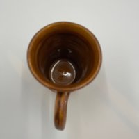 Handmade Ceramic Honey Glazed Chattered Mug