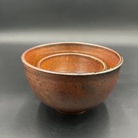 Wood fired, Hand made Ceramic Bowl Set - Earthy colors, rustic feeling