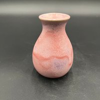 Handmade Pink and Purple Ceramic Bud Vase