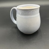 Handmade Light Blue “HI” Ceramic Mug