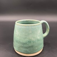 Handmade Agave Green Ceramic Mug
