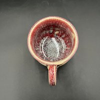 Small Handmade Ceramic Multi-colored Mug - great for espresso