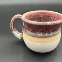 Small Handmade Ceramic Multi-colored Mug - great for espresso