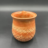 Handmade Ceramic Dragon Scale Inspired Earthy Mug