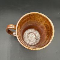 Wood fired Earthy Tankard Mug - handmade