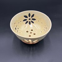 Hand-made Yellow Berry Bowl and Plate
