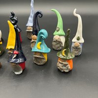 Assorted Ceramic Gnomes - Hand sculpted