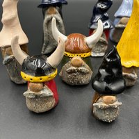 Assorted Ceramic Gnomes - Hand sculpted