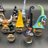 Assorted Ceramic Gnomes - Hand sculpted