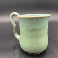 Handmade Agave Green “Hello” Ceramic Mug