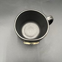 Handmade Ceramic “What’s Kraken” Squid Inspired Black Mug