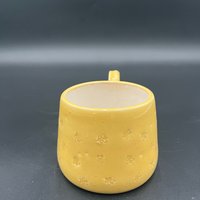 Handmade Honeybee Bright Yellow Ceramic Mug