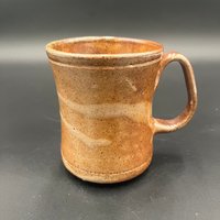 Wood fired Earthy Tankard Mug - handmade