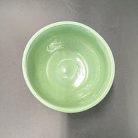 Handmade Agave Green Ceramic Bowl Set