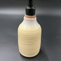 Handmade Ceramic Soft Yellow Soap Dispenser