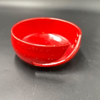 Handmade Red Speckle Glazed Ceramic Yarn Bowl