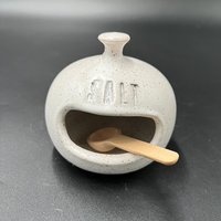 Handmade Small Ceramic Salt Cellar - Various Colors
