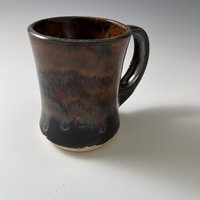 Small Handmade Ceramic Earth toned Glazed Mug