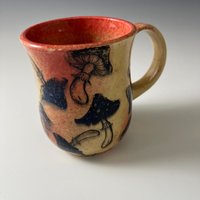Handmade Ceramic Mushroom Mug
