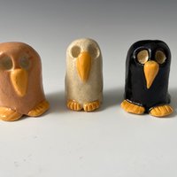Assorted Ceramic Owls - Hand sculpted
