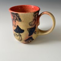 Handmade Ceramic Mushroom Mug